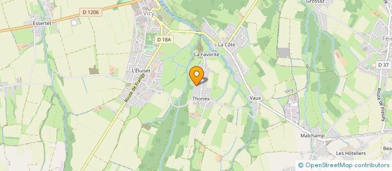 localisation de l'entreprise MONSIEUR JEREMY DUBOIS  VIRY