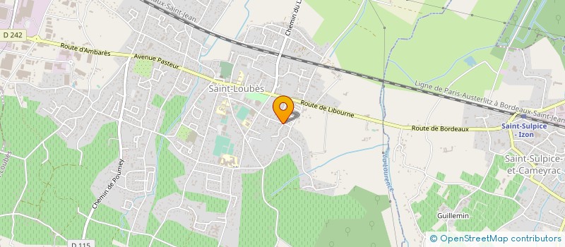 localisation de l'entreprise MONSIEUR JEREMY DUBOIS  SAINT-LOUBES