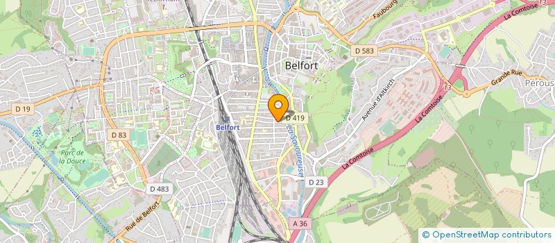 localisation de l'entreprise MONSIEUR JEREMY DUBOIS à BELFORT