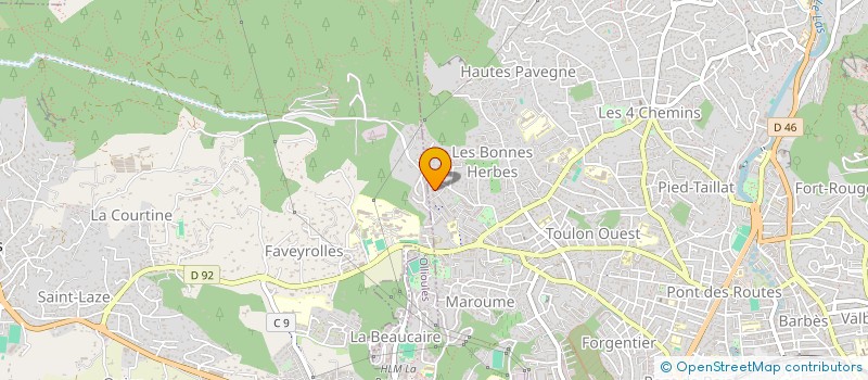 localisation de l'entreprise MONSIEUR JEREMY DUBOIS à TOULON