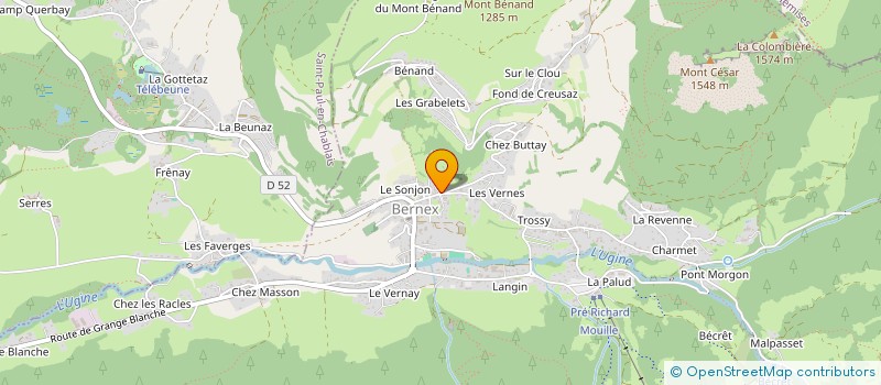 localisation de l'entreprise MONSIEUR JEREMY DUBOIS  BERNEX