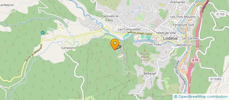 localisation de l'entreprise MONSIEUR JEREMY DUBOUDIN  OLMET-ET-VILLECUN