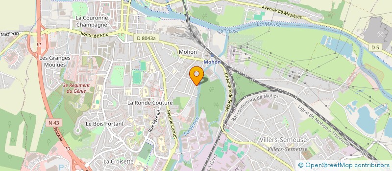 localisation de l'entreprise MONSIEUR JEREMY DUBUISSON  CHARLEVILLE-MEZIERES