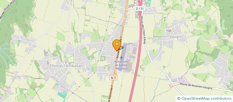 localisation de l'entreprise MONSIEUR JEREMY DUCROT  CHONAS-L'AMBALLAN