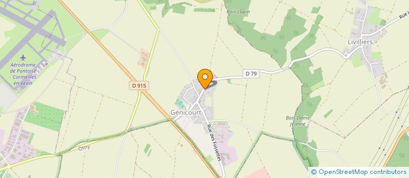 localisation de l'entreprise MONSIEUR JEREMY DUFAIT  GENICOURT