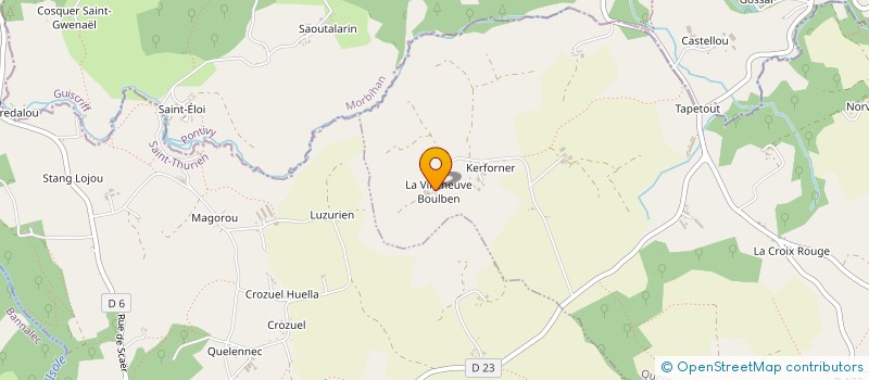 localisation de l'entreprise MONSIEUR JEREMY DUFLOS  QUERRIEN