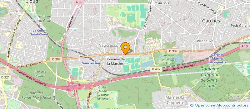 localisation de l'entreprise MONSIEUR JEREMY DUFOUR  MARNES-LA-COQUETTE