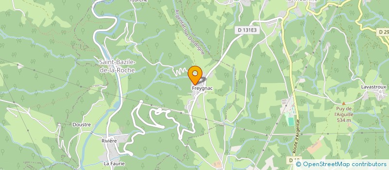 localisation de l'entreprise MONSIEUR JEREMY DUPONT  ARGENTAT-SUR-DORDOGNE