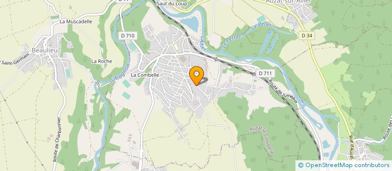 localisation de l'entreprise MONSIEUR JEREMY DUPRE  AUZAT-LA-COMBELLE