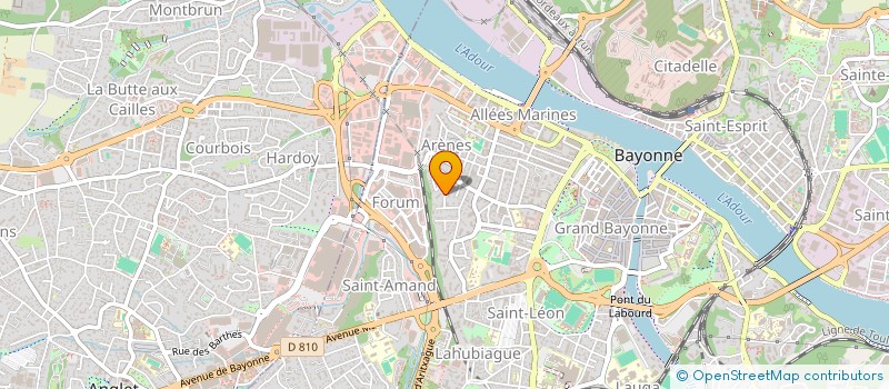 localisation de l'entreprise MONSIEUR JEREMY DURACK à BAYONNE