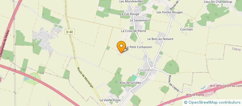 localisation de l'entreprise MONSIEUR JEREMY DURAN à GIROLLES