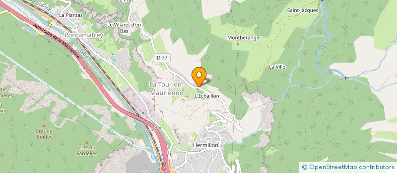 localisation de l'entreprise MONSIEUR JEREMY DURAND à LA TOUR-EN-MAURIENNE