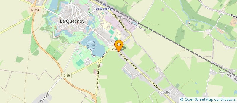 localisation de l'entreprise MONSIEUR JEREMY DURSIN à LE QUESNOY