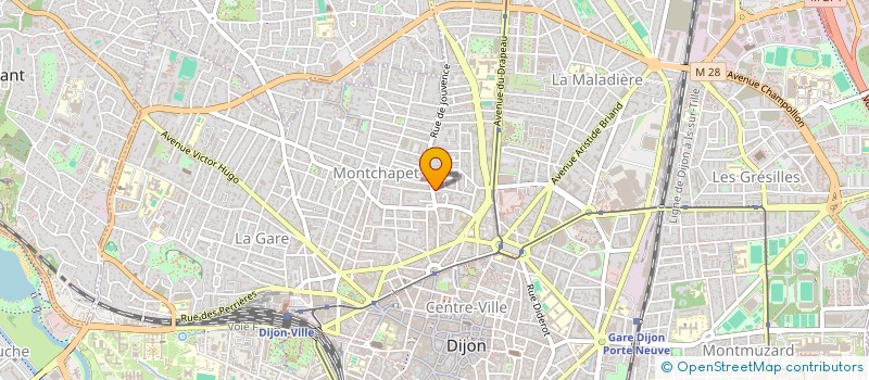 localisation de l'entreprise MONSIEUR JEREMY EMERY à DIJON