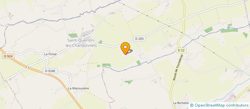 localisation de l'entreprise MONSIEUR JEREMY ENGUEHARD à SAINT-QUENTIN-LES-CHARDONNETS