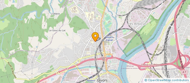 localisation de l'entreprise MONSIEUR JEREMY ESPINOSA  GIVORS