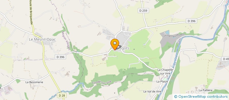 localisation de l'entreprise MONSIEUR JEREMY EUDE  CONDE-SUR-VIRE