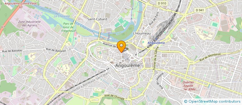localisation de l'entreprise MONSIEUR JEREMY EVAIN à ANGOULEME