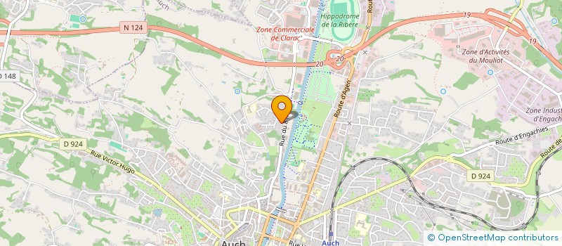 localisation de l'entreprise MONSIEUR JEREMY FAGNOT  AUCH