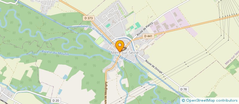 localisation de l'entreprise MONSIEUR JEREMY FANDART  MERY-SUR-SEINE