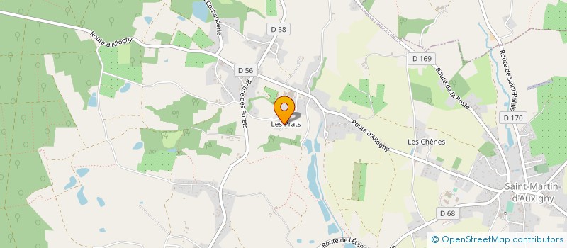 localisation de l'entreprise MONSIEUR JEREMY FAUCHERE  SAINT MARTIN D'AUXIGNY