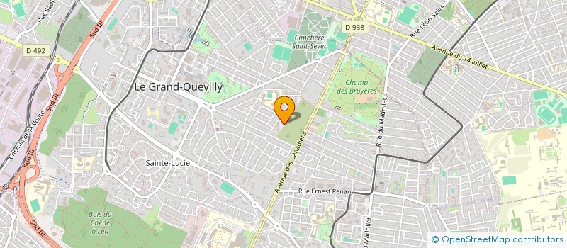 localisation de l'entreprise MONSIEUR JEREMY FAUCON  LE GRAND-QUEVILLY