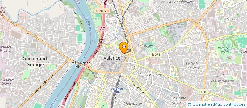 localisation de l'entreprise MONSIEUR JEREMY FAURIE  VALENCE