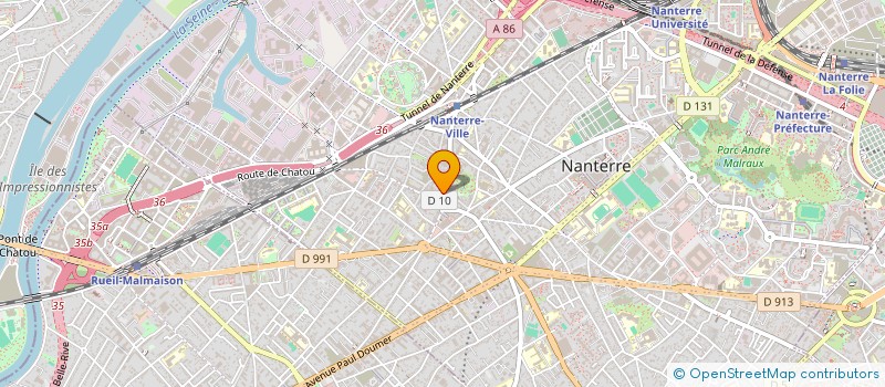 localisation de l'entreprise MONSIEUR JEREMY FAUVREAU  NANTERRE