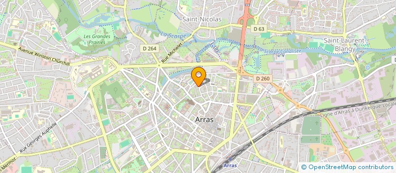 localisation de l'entreprise MONSIEUR JEREMY FEMCZUK  ARRAS