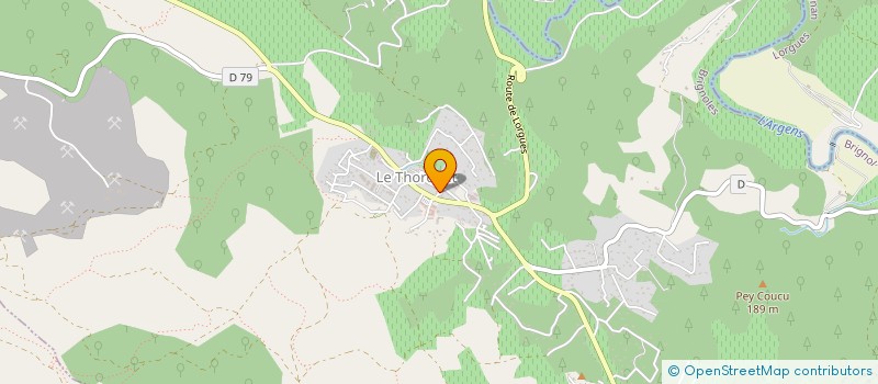 localisation de l'entreprise MONSIEUR JEREMY FENOUIL  LE THORONET