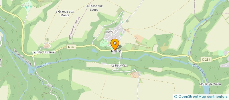 localisation de l'entreprise MONSIEUR JEREMY FERARD  VEZ