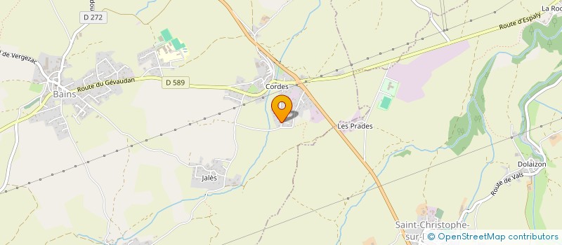 localisation de l'entreprise MONSIEUR JEREMY FERES  BAINS