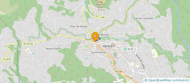 localisation de l'entreprise MONSIEUR JEREMY FERREIRA  VENCE