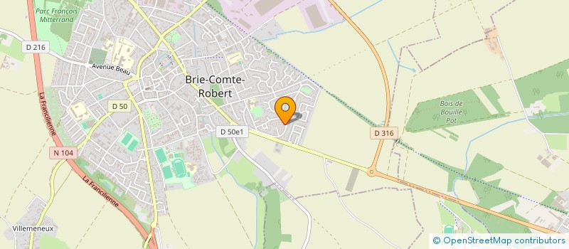 localisation de l'entreprise MONSIEUR JEREMY FERRER  BRIE-COMTE-ROBERT