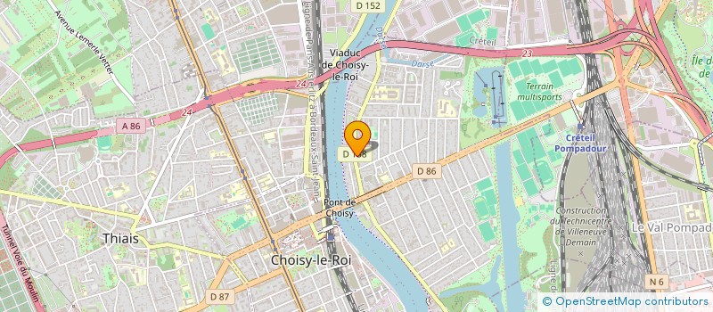 localisation de l'entreprise MONSIEUR JEREMY FERSULA  CHOISY-LE-ROI