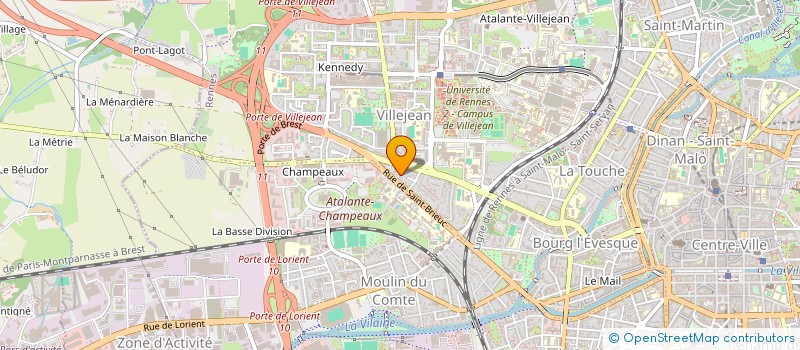 localisation de l'entreprise MONSIEUR JEREMY FLAIS  RENNES