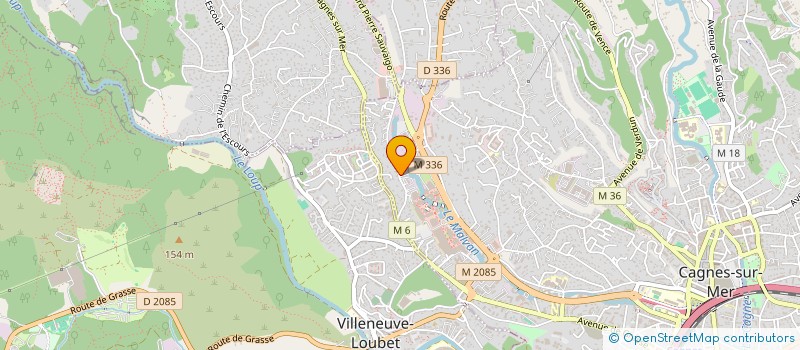 localisation de l'entreprise MONSIEUR JEREMY FLAMENT  CAGNES-SUR-MER