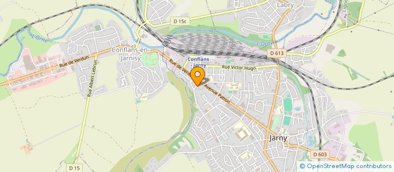 localisation de l'entreprise MONSIEUR JEREMY FLAMENT  JARNY