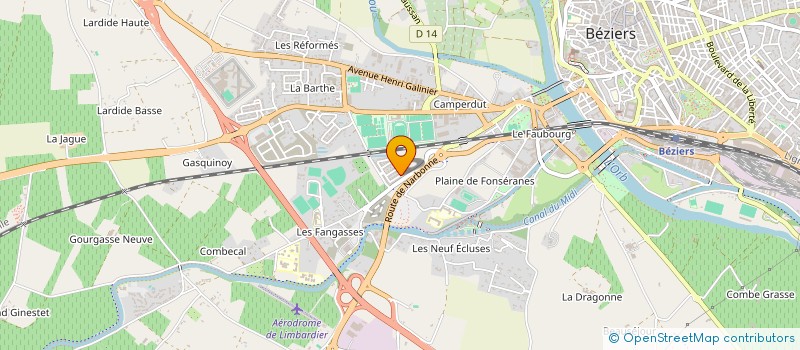 localisation de l'entreprise MONSIEUR JEREMY FLAVION à BEZIERS