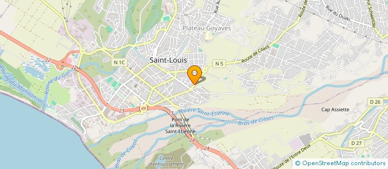 localisation de l'entreprise MONSIEUR JEREMY FONTAINE à SAINT-LOUIS