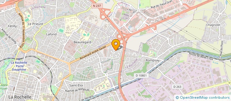 localisation de l'entreprise MONSIEUR JEREMY FONTENAUD  LA ROCHELLE