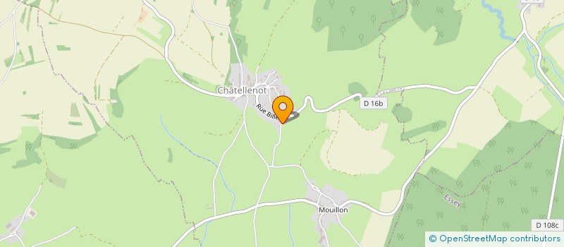 localisation de l'entreprise MONSIEUR JEREMY FOUCAULT  CHATELLENOT