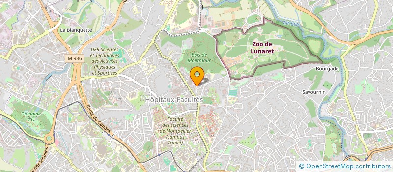 localisation de l'entreprise MONSIEUR JEREMY FOUGEROUSE à MONTPELLIER