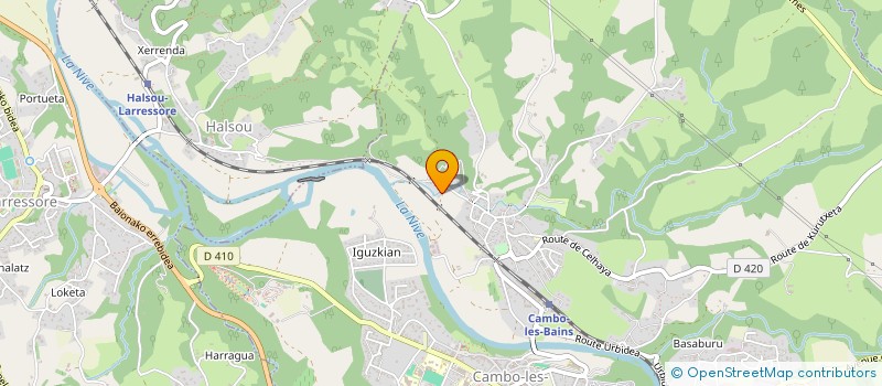 localisation de l'entreprise MONSIEUR JEREMY FOUGNIES  ITXASSOU