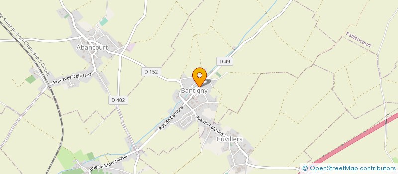 localisation de l'entreprise MONSIEUR JEREMY FOVEAU  BANTIGNY