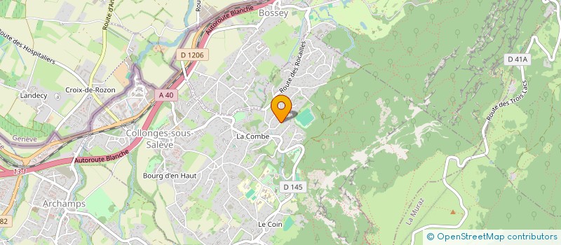 localisation de l'entreprise MONSIEUR JEREMY FRACHEBOUD  COLLONGES-SOUS-SALEVE