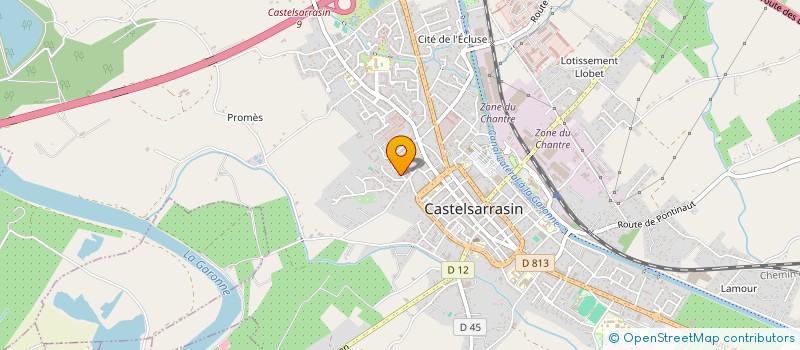 localisation de l'entreprise MONSIEUR JEREMY FRANCOIS  LA VILLE-DIEU-DU-TEMPLE