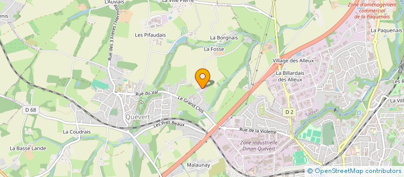 localisation de l'entreprise MONSIEUR JEREMY FRANCOIS  QUEVERT