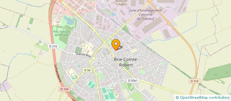 localisation de l'entreprise MONSIEUR JEREMY FREROT  BRIE-COMTE-ROBERT