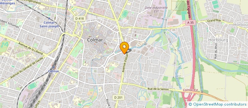 localisation de l'entreprise MONSIEUR JEREMY FREY  COLMAR